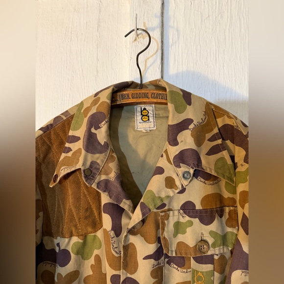 Vintage 70s Ducks Unlimited Bob Allen Hinting Jacket Talon Zip:Size Large - Picture 2 of 16